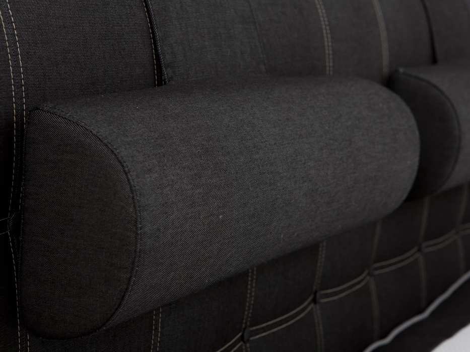 LUX Stor Nackkudde Svart Jeans i gruppen M�bler / S�ngar hos Ask�s Testmilj� 1 (110-28-22591)