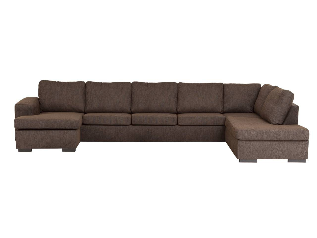 CONNECT XXL U-Sofa Brun