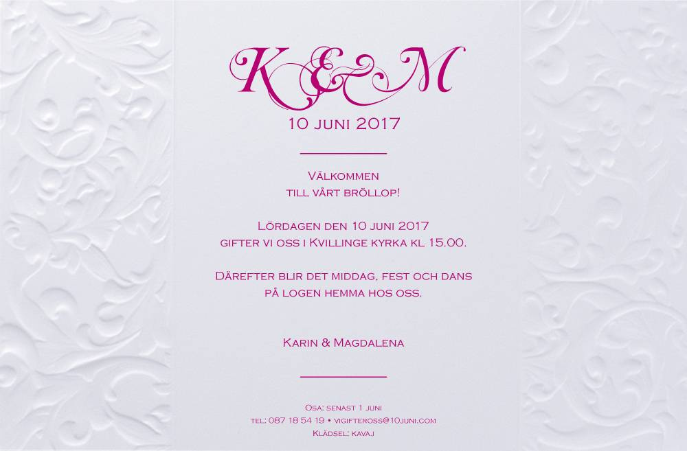 Invitation, Florence